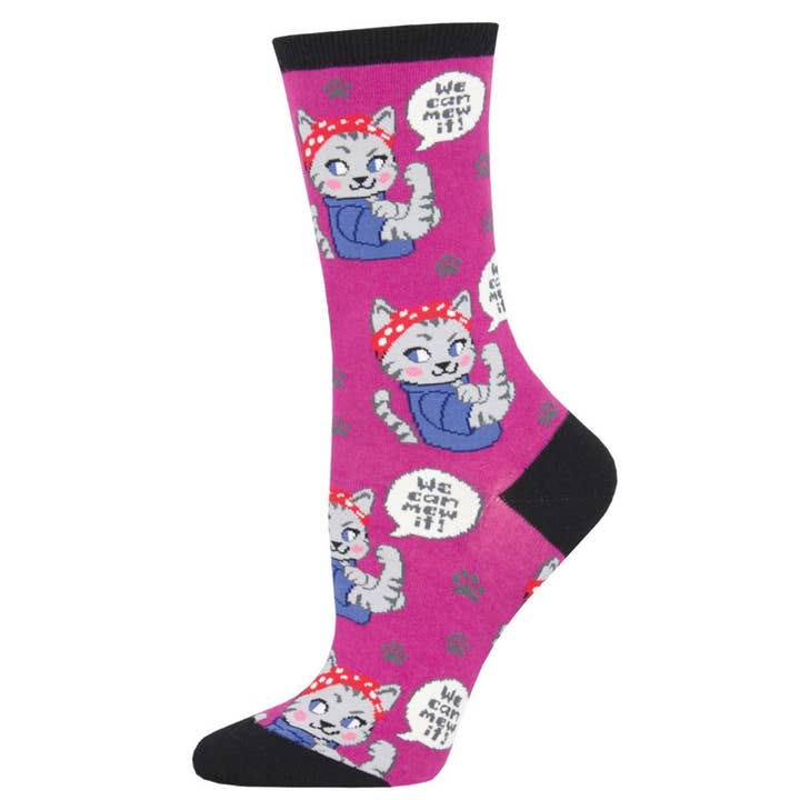 Lot de 6 We Can Mew It pour la vente par Socksmith Europe