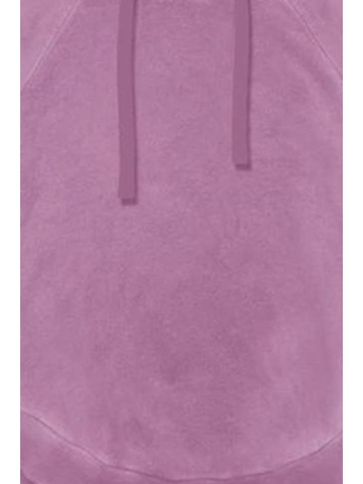 Vanilla Monkey - Wholesale Hoodie - Women's - Wave Washed Fleece Hoodie With Curved Hem