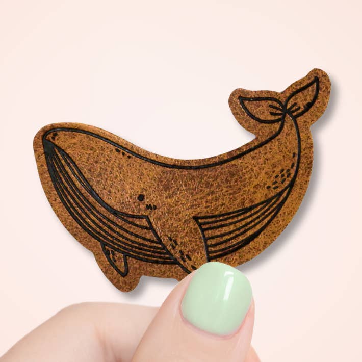 Synthetic leather label “Wal” for wholesale by Ba.binaa Patterns