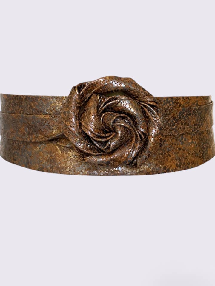 Wrap Belt - Tan Bubble - OS for wholesale by ADA Collection Belts