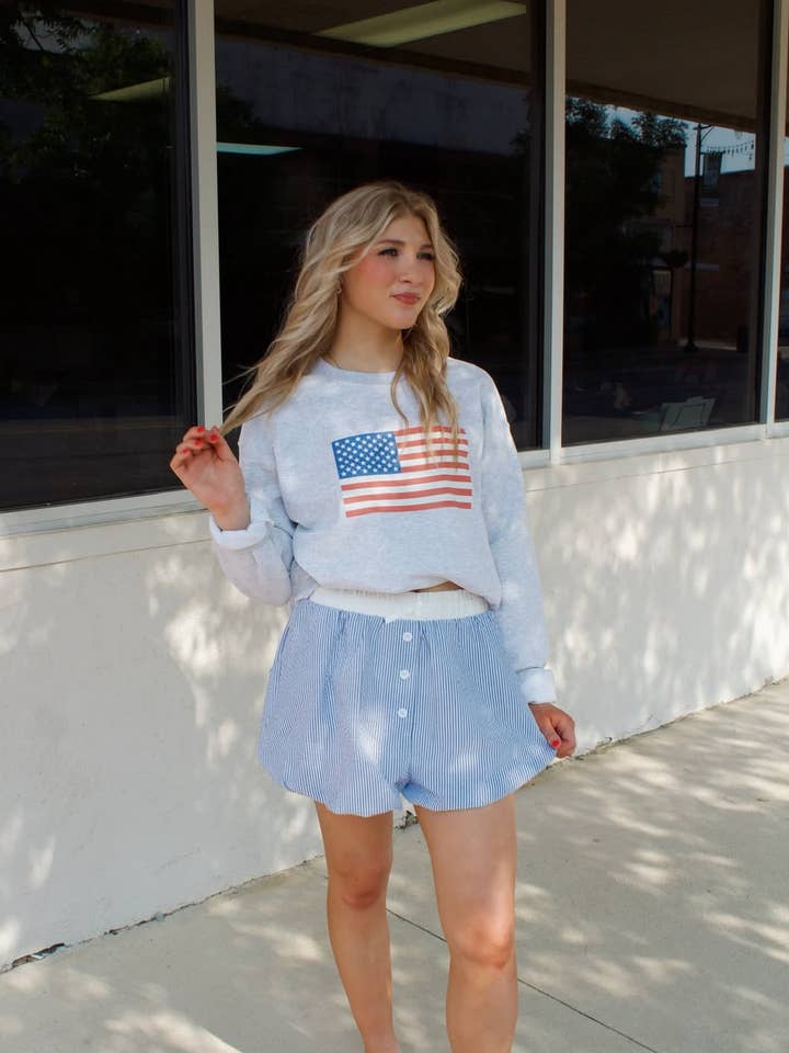 USA Sweatshirt for wholesale by Backroad social trade co