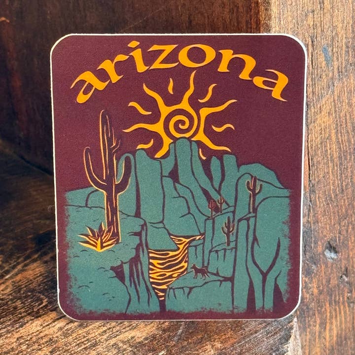 Arizona Desert Sun Sticker for wholesale by EARTHWILD