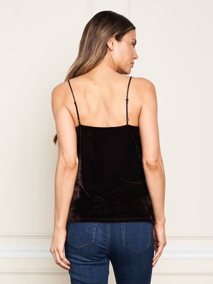 Paparazzi - Wholesale Camisole - Women's - 3656-MAT Stretch Velvet Cowl Neck Camisole10