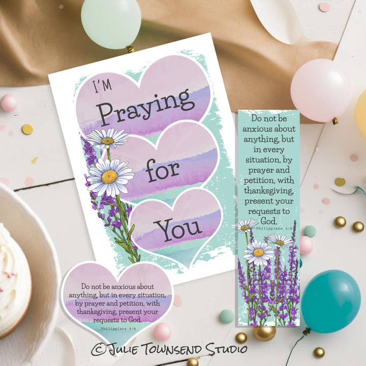 Bookmark Gift Set - Scripture Verse - Book Lover Gift for wholesale by Julie Townsend Studio