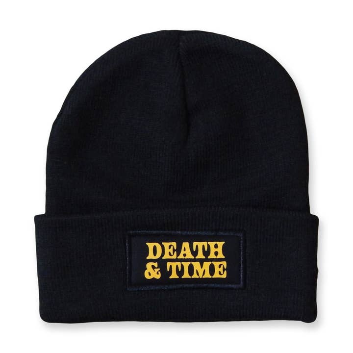 Hungry Ghost Press - Wholesale Beanie - Unisex - Death and Time Beanie Blue3