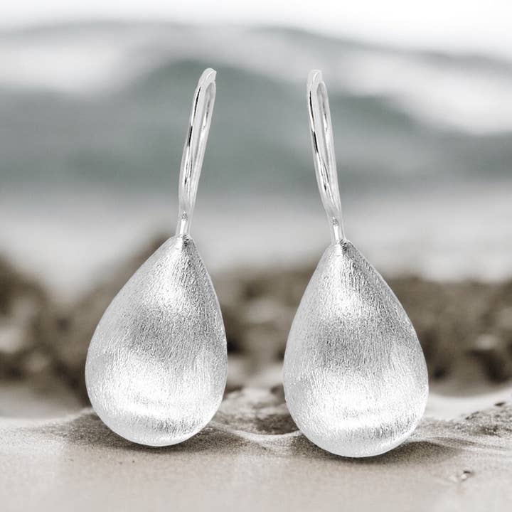 MadamLili - Wholesale Dangle Earrings - 925 sterling silver drop earrings - 25.57mm height, 10.04mm width