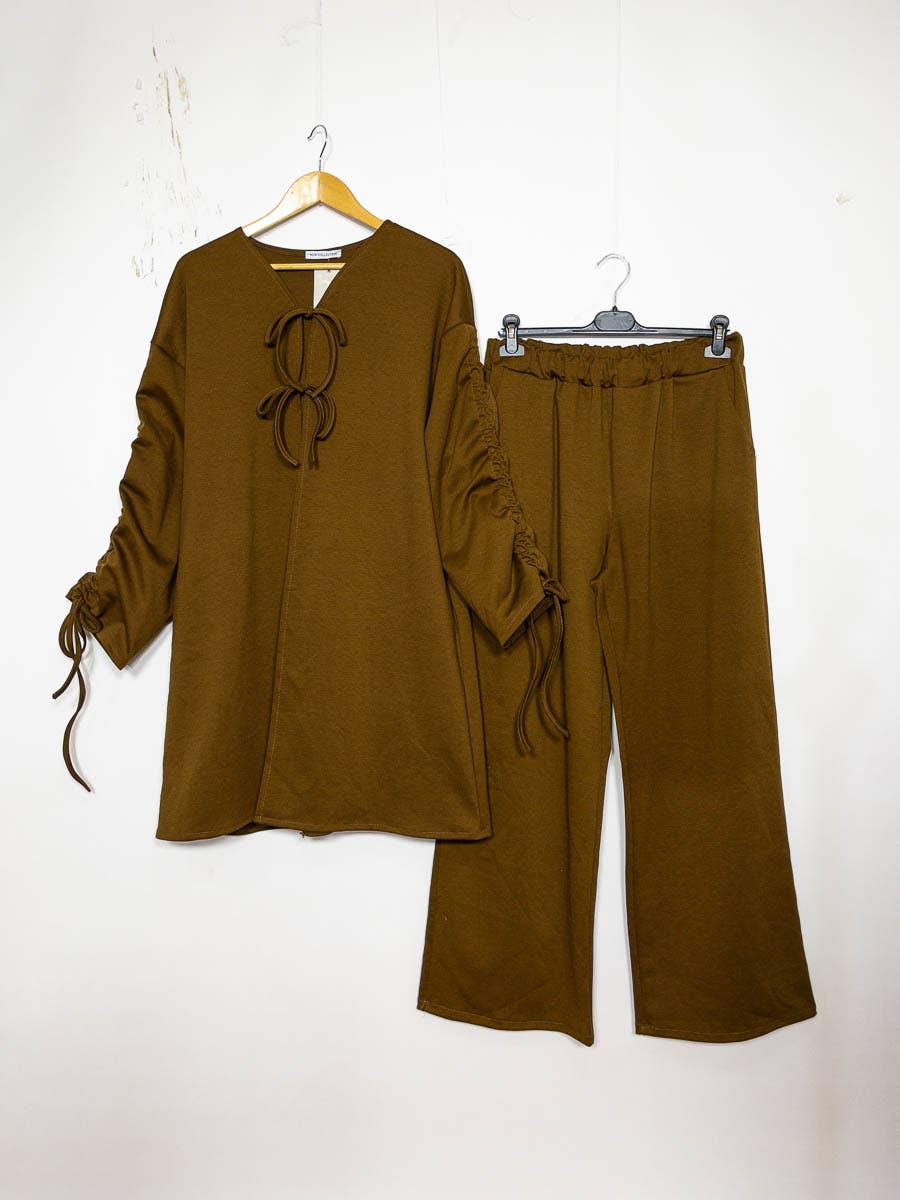 IDEAL OUTFIT – wholesale Top & skirt set – Women's – Winter set ref. Y1075