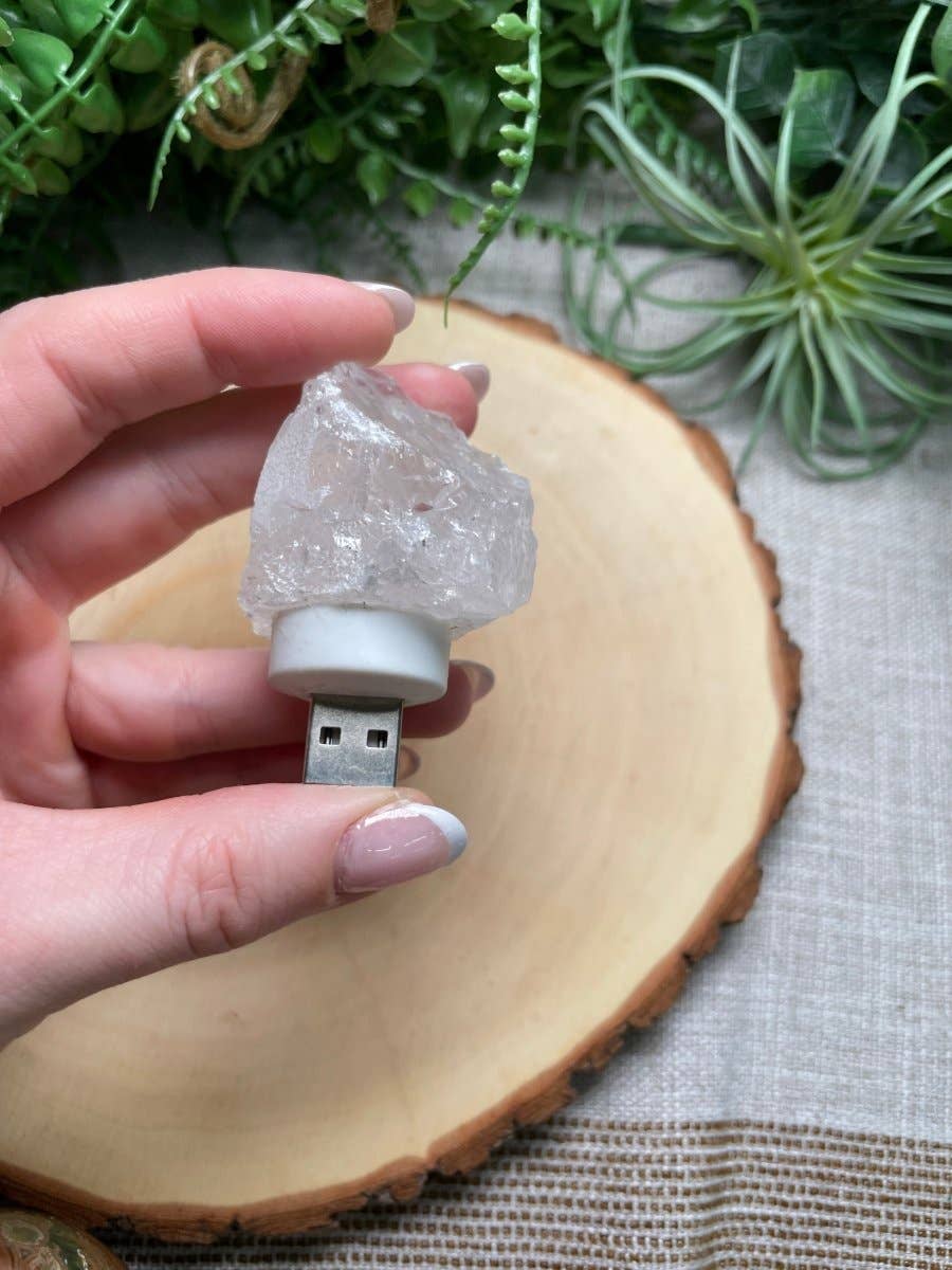 Copper Ashes - Wholesale Spiritual Stone/Crystal - Crystal Night Light for USB Port2