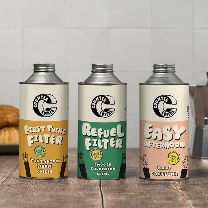 Counter Coffee – wholesale Coffee beans – All Day Filter Collection Tins2