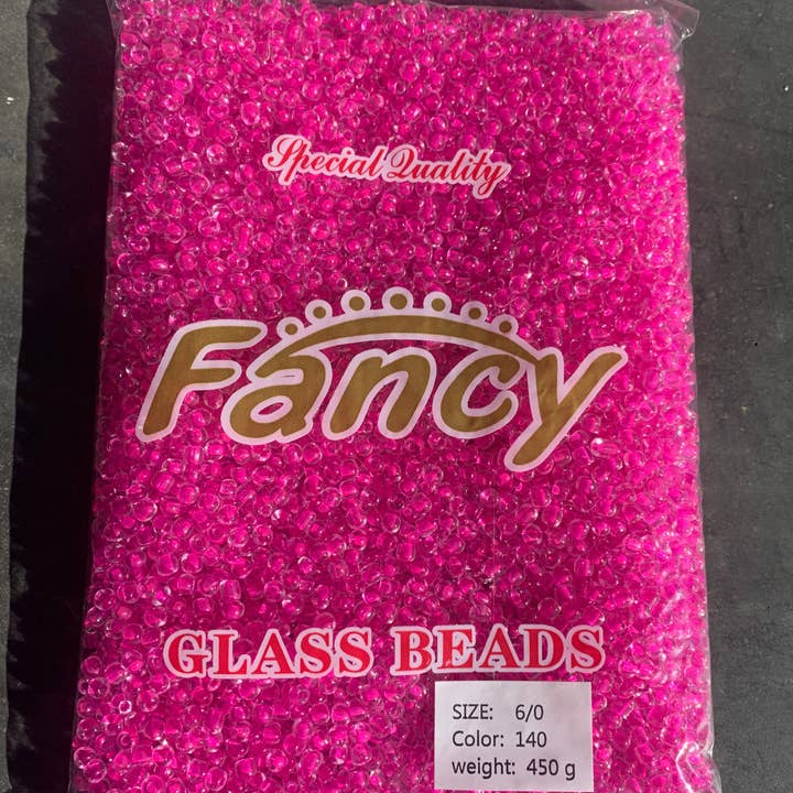 MaddieMayShop - Wholesale Beads - 6/0 Glass Seed Beads~ 450 Grams, SEED BEADS BULK