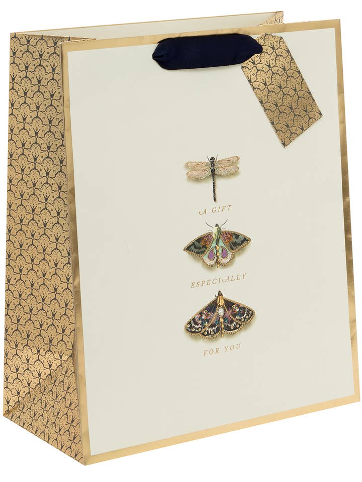 BAG LARGE BUTTERFLIES for wholesale by Notes & Queries, Inc.