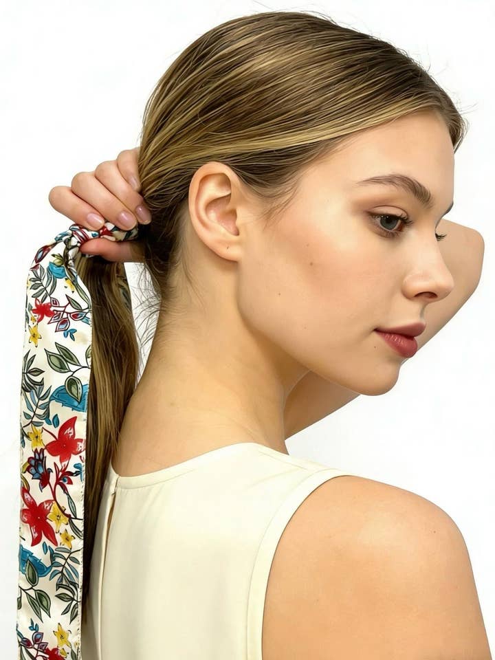 D2026-92 Tryckt sidenband med blommönster för wholesale av LINETA