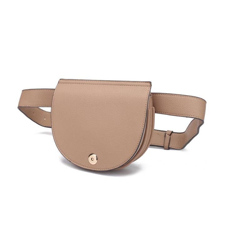 Daksha Half Moon Belt Waist Handbag Women by Mia K. for wholesale by MKF Collection