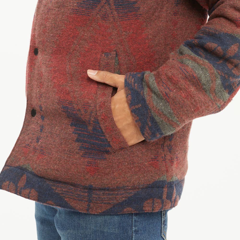 Hydroponic - Wholesale Jacket - Men's - Timber 01-Navy Orange Navajo4