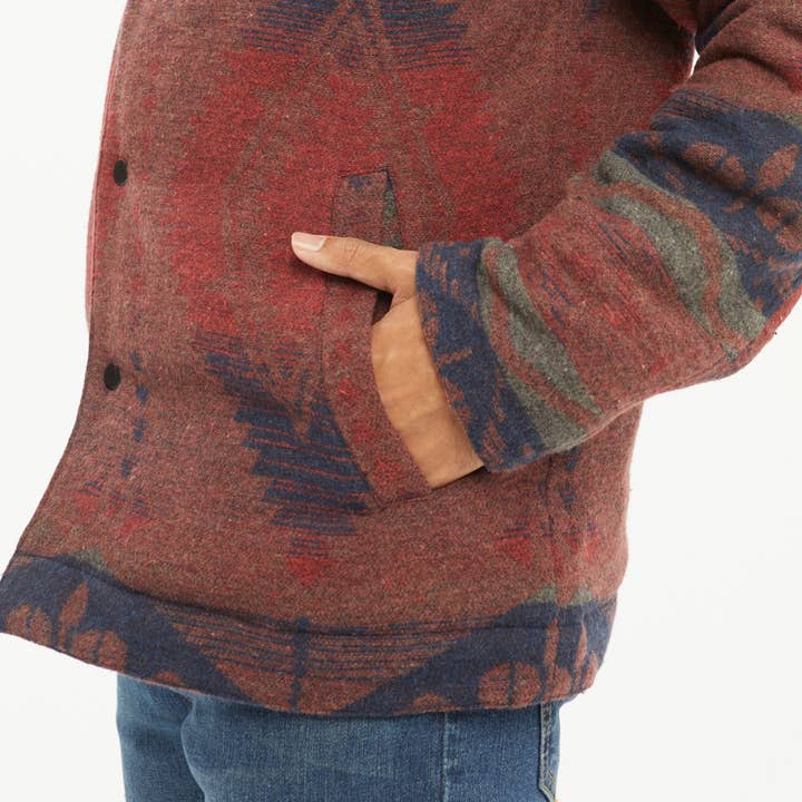 Hydroponic - Wholesale Jacket - Men's - Timber 01-Navy Orange Navajo4