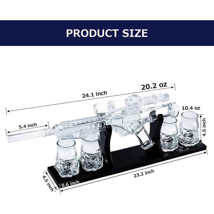 The Wine Savant / Khen Glassware – Engroshandel Karaffel – Starwars Stormtrooper Blaster Gun Whisky & Vinkaraffel5