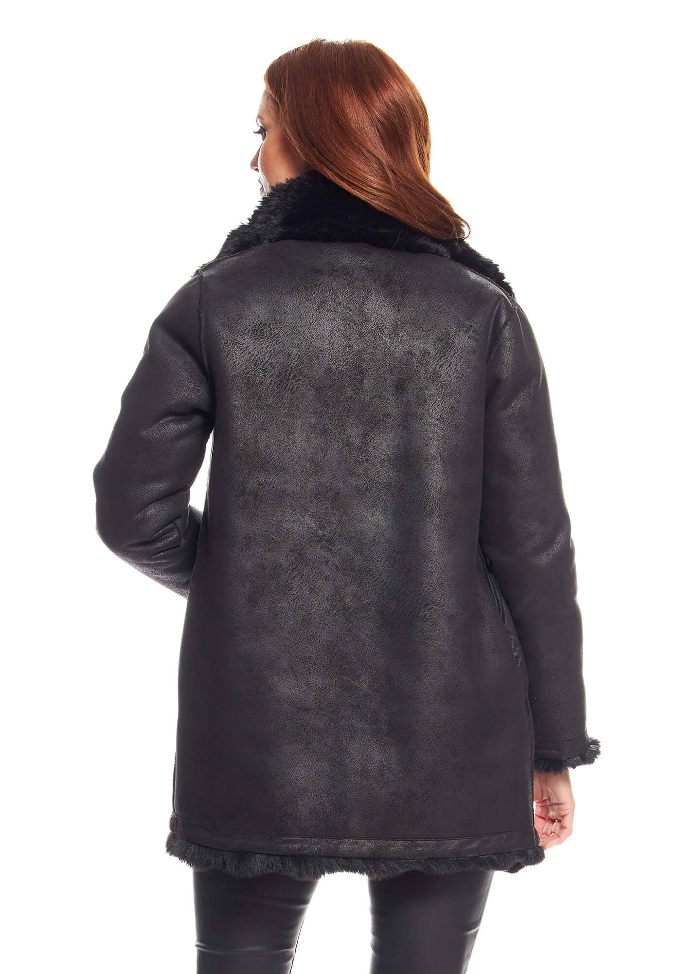 Donna Salyers Fabulous-Furs - Wholesale Fur/Faux Fur Coat - Women's - Faux Fur Rainier Reversible Mink Coat11