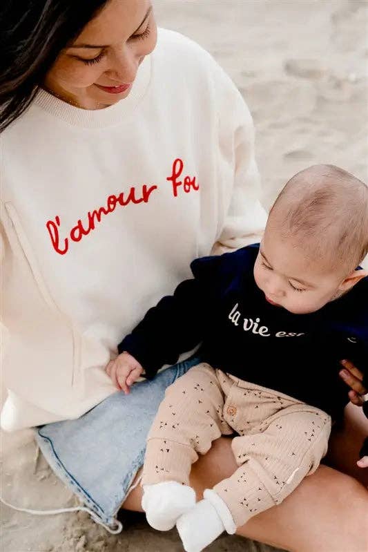 Limky – Sweatshirt - Mulher por atacado – Moletom para gestantes e amamentação « L'Amour Fou »7