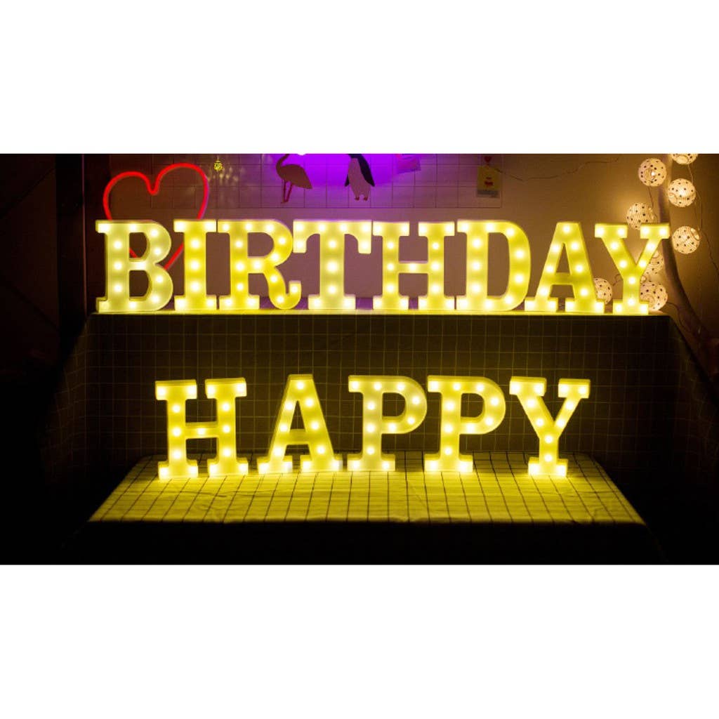 Glow Neon - Wholesale Neon Sign - Letter LED Lights, Wedding Happy Birthday Party Decor2