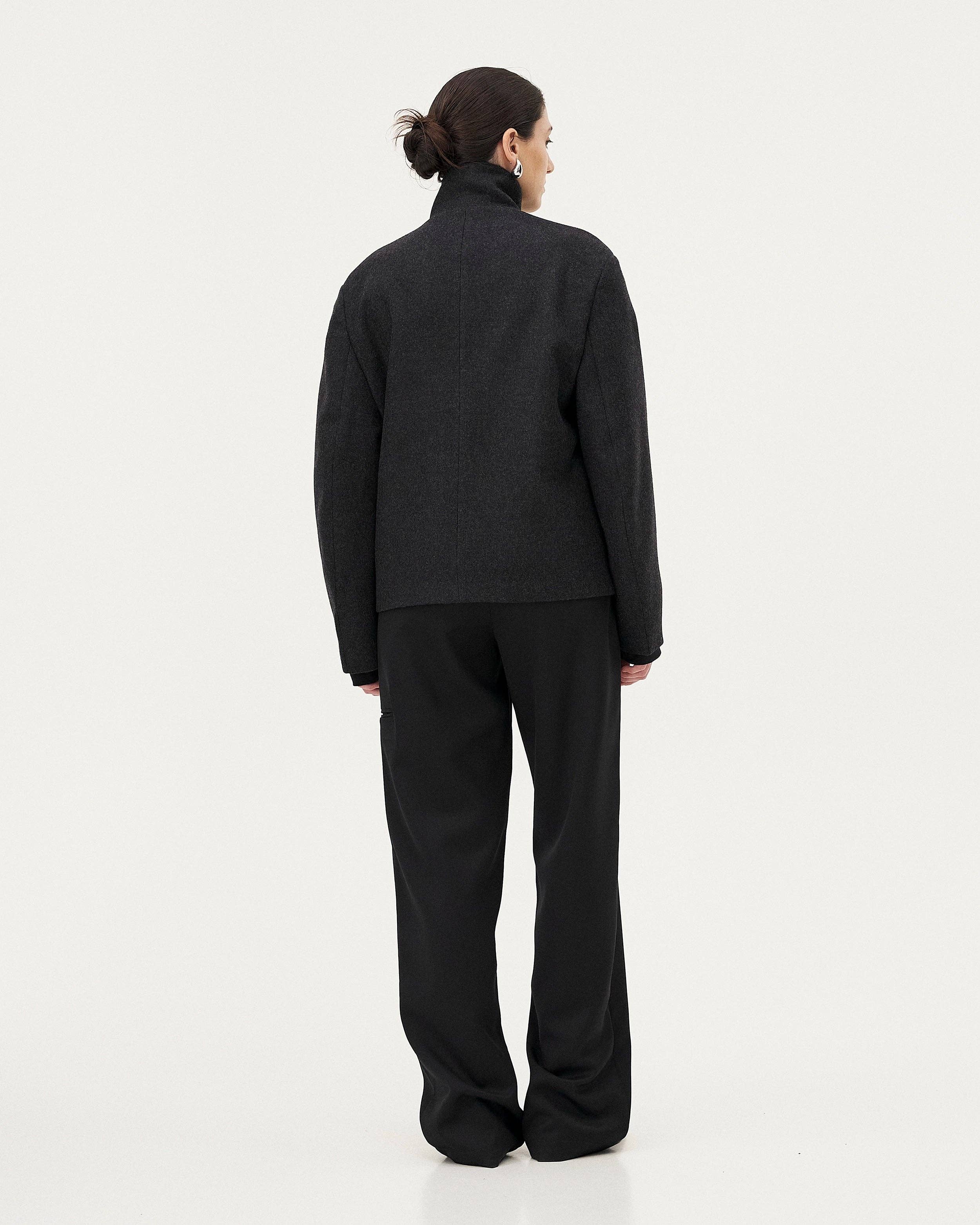 NOYOCO - Wholesale Jacket - Women's - Velia Anthracite Jacket3