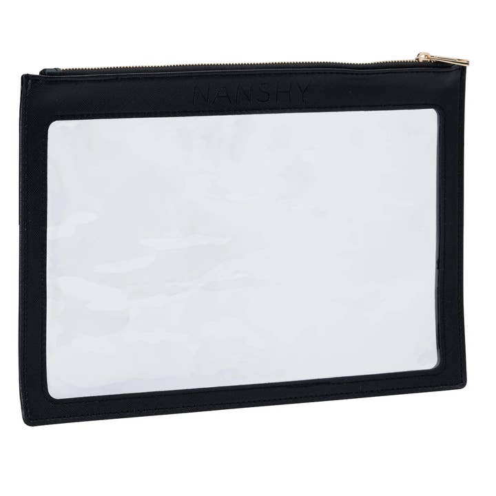 Clear PVC Makeup Pouch for wholesale by Nanshy