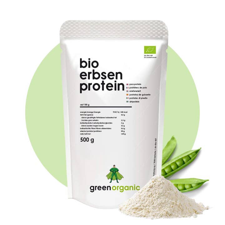 Organic Workout – wholesale Protein/superfood powder – Organic Premium Pea Protein 500 g