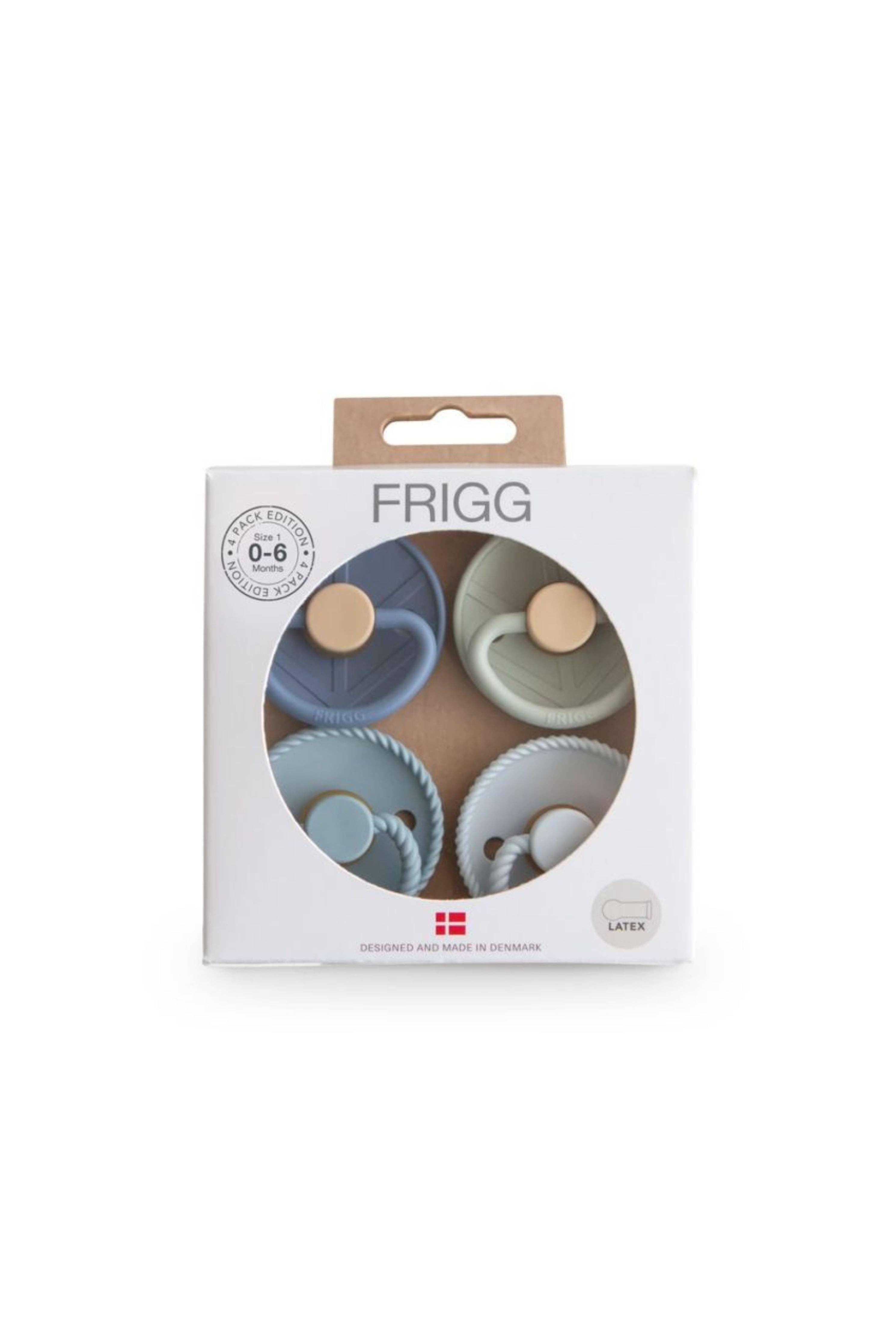 TISU - Vendita all'ingrosso Ciuccio - Neonati - Confezione da 4 ciucci FRIGG, Skyline Serenity0