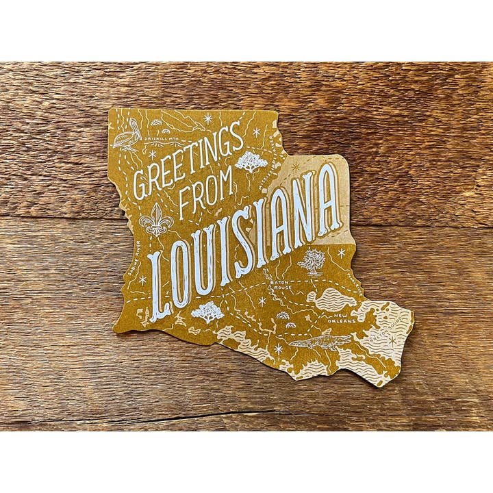 Noteworthy Paper & Press - Wholesale Postcard - Louisiana Postcard4