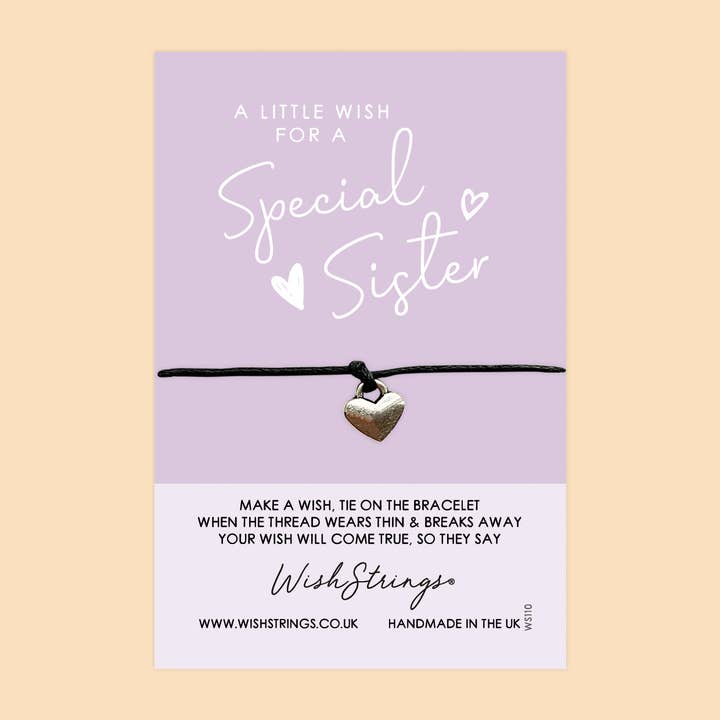 LittleWish SISTER - WishStrings Wish Bracelet - WS110♥ for wholesale by WishStrings