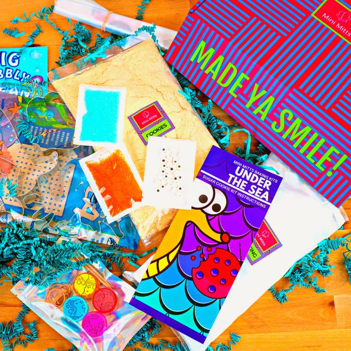 Under the Sea Cookie Kit for engroshandel hos Mini Mitts Kids Baking Kits