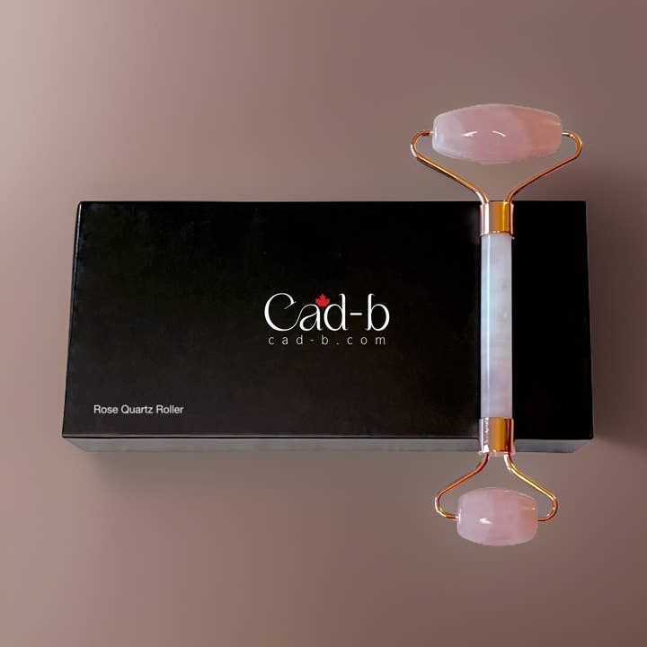 Facial Roller – Rose Quartz Roller for wholesale by Cad-b