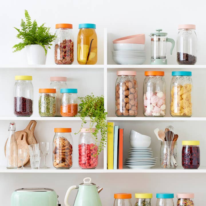 Le Parfait - Wholesale Jar - 3L Bulk Storage Glass Jar Screw Top W Mixed Plastic Lid