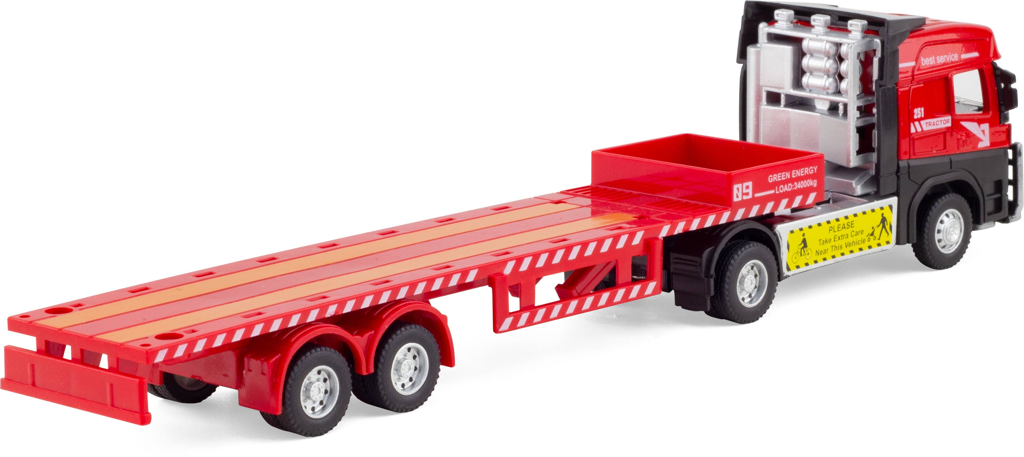 Ulysse Couleurs d'Enfance - Wholesale Toy Car/Truck - Kids - MINIATURE: PLATFORM TRUCK (set of 6)5