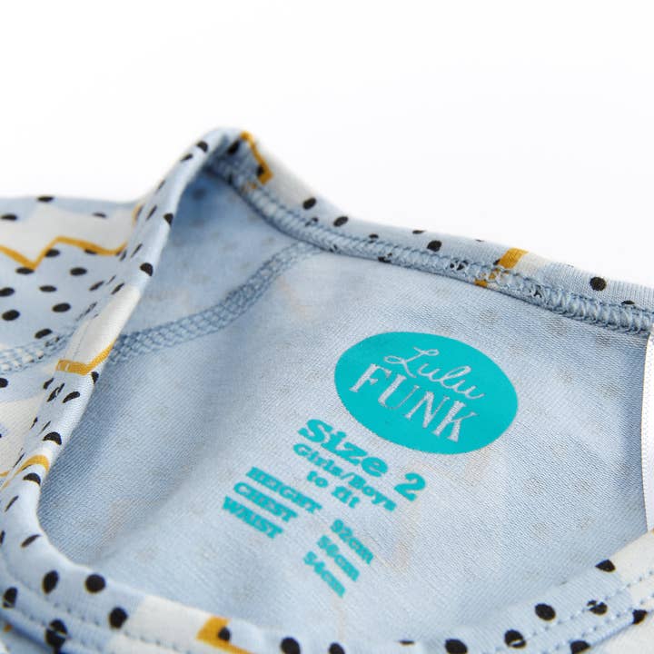 Lulu Funk - Wholesale Sleepwear set – Kids - Bamboo & Organic Cotton Sleepwear - Bolts of Lightning5