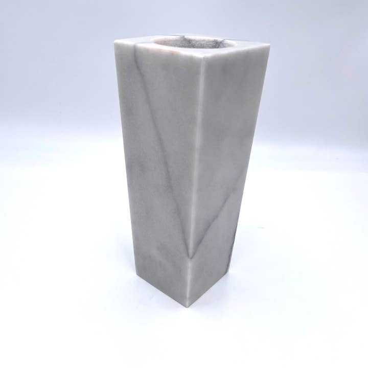 Page Imports - Wholesale Vase - 8" Square Vase in Marble and Onyx6