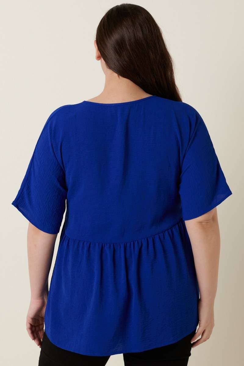 mittoshop - Wholesale Tunic - Women's - CT9073PL-PLUS AIRFLOW DOLMAN BABYDOLL BLOUSE17