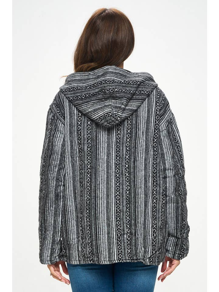 Kathmandu Imports - Wholesale Hoodie - Women's - Unisex Hoodie Zip Jacket (KT-950)4