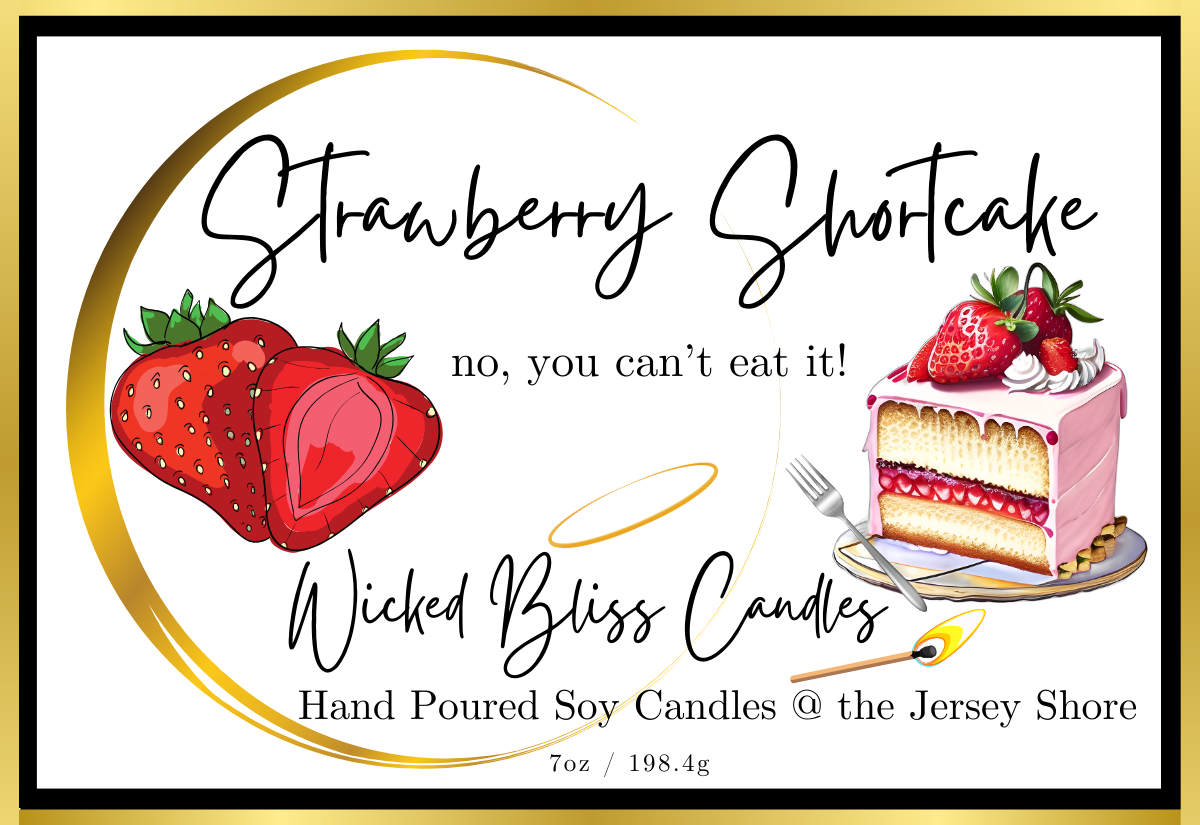 WBC Shops - Wholesale Jar/Filled Candle - Strawberry Shortcake Scented Soy Candle2