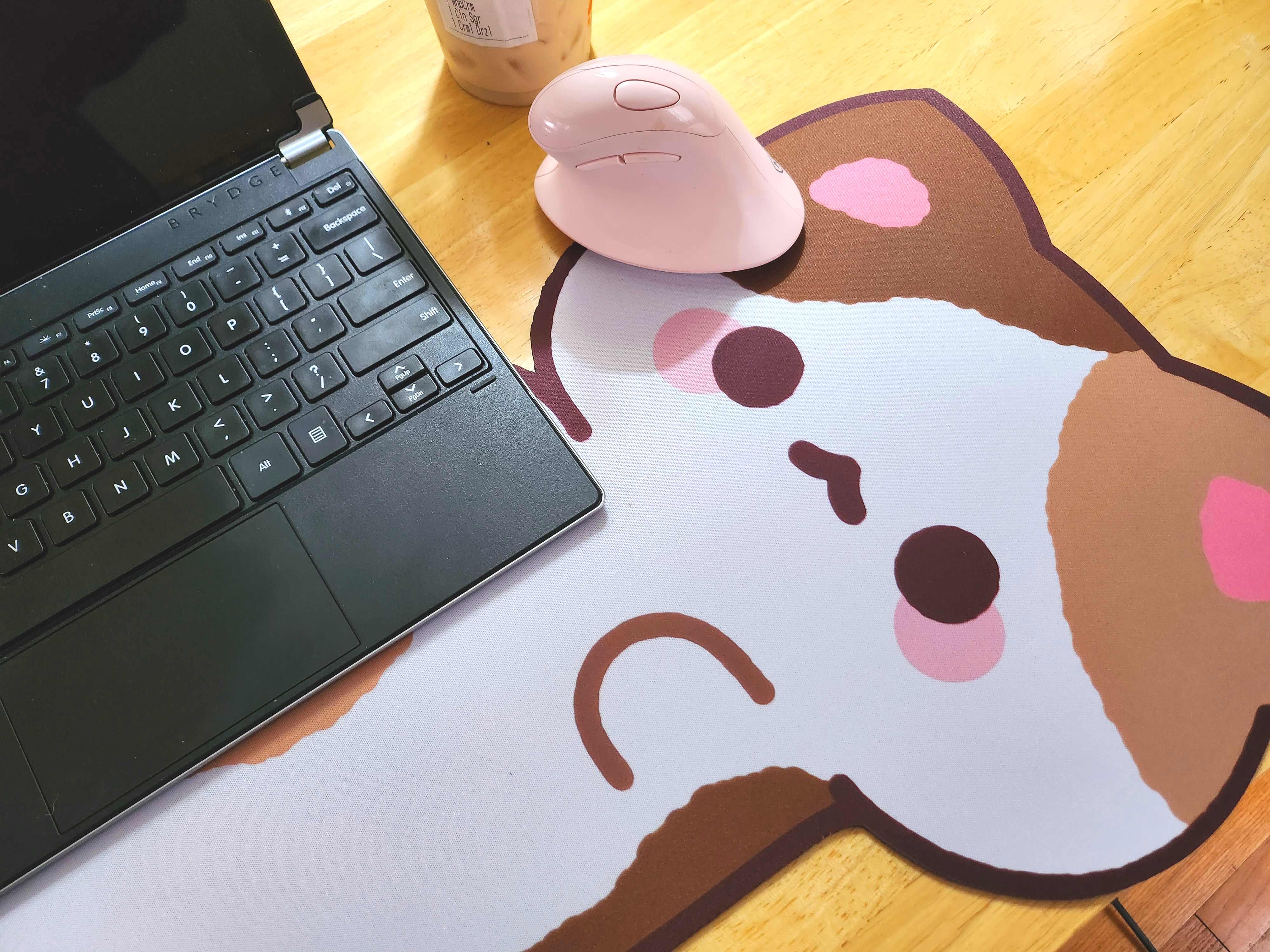 mirupiico - Wholesale Mousepad/Trackpad - Longboi the Calico Kitty 24 Inch Kawaii Deskmat Mouse Pad3
