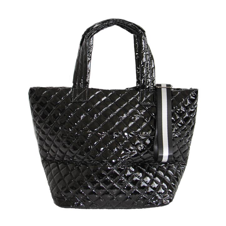 Lemonbella – wholesale Tote bag – Women's – The Debra Diamond Tote Glossy Black 2