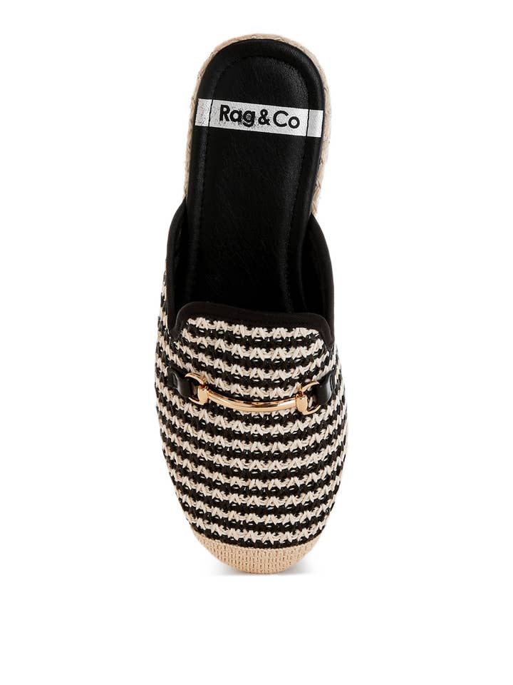 Rag Company - Wholesale Mules - Women's - Himari Raffia Slip-On Mules3