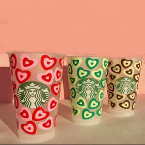 Starbucks Valentines Day Venti Tumbler Cup Conversation Hearts