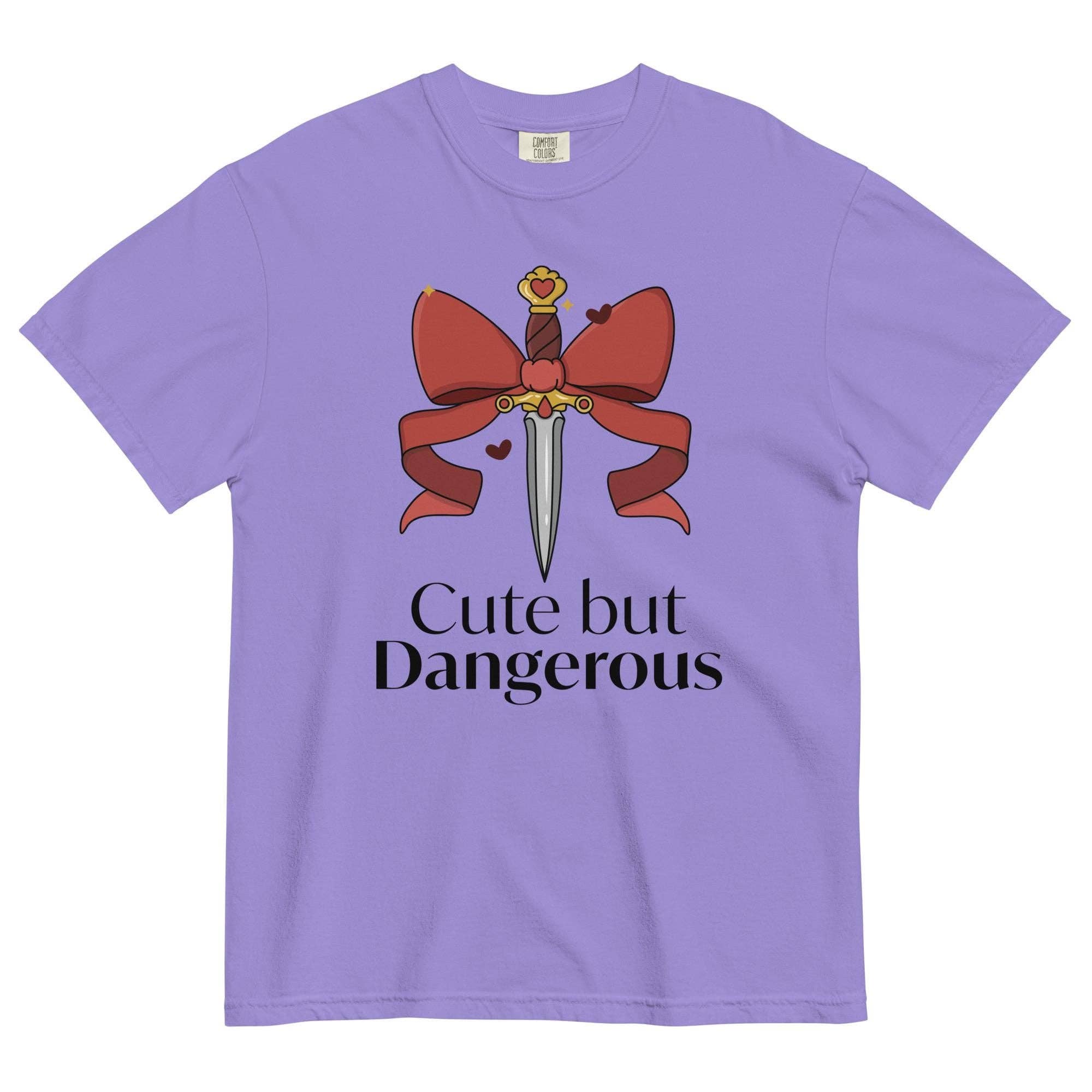 Keen Bee Studio - Wholesale Tunic - Women's - Dagger And Bows T-Shirt – Unisex Garment Dyed Shirt With Unique Lived-In Look4