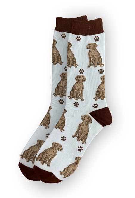 E&S Pets - Wholesale Socks - Unisex - Weimaraner Socks - Fun Novelty Dog Socks - Unisex1