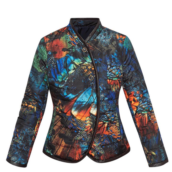 LIGHTLY COATED JACKET WITH QUILTED LINING - AMAZONIA for wholesale by Fashion Roots