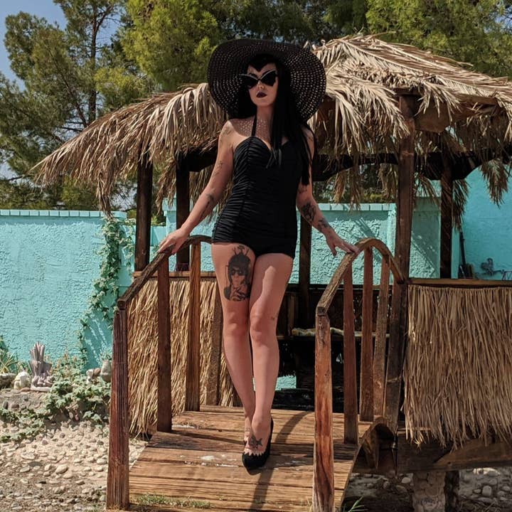 Tatyana Clothing - Wholesale One Piece Swimsuit - Women's - Rosie Retro One-Piece Swimsuit6