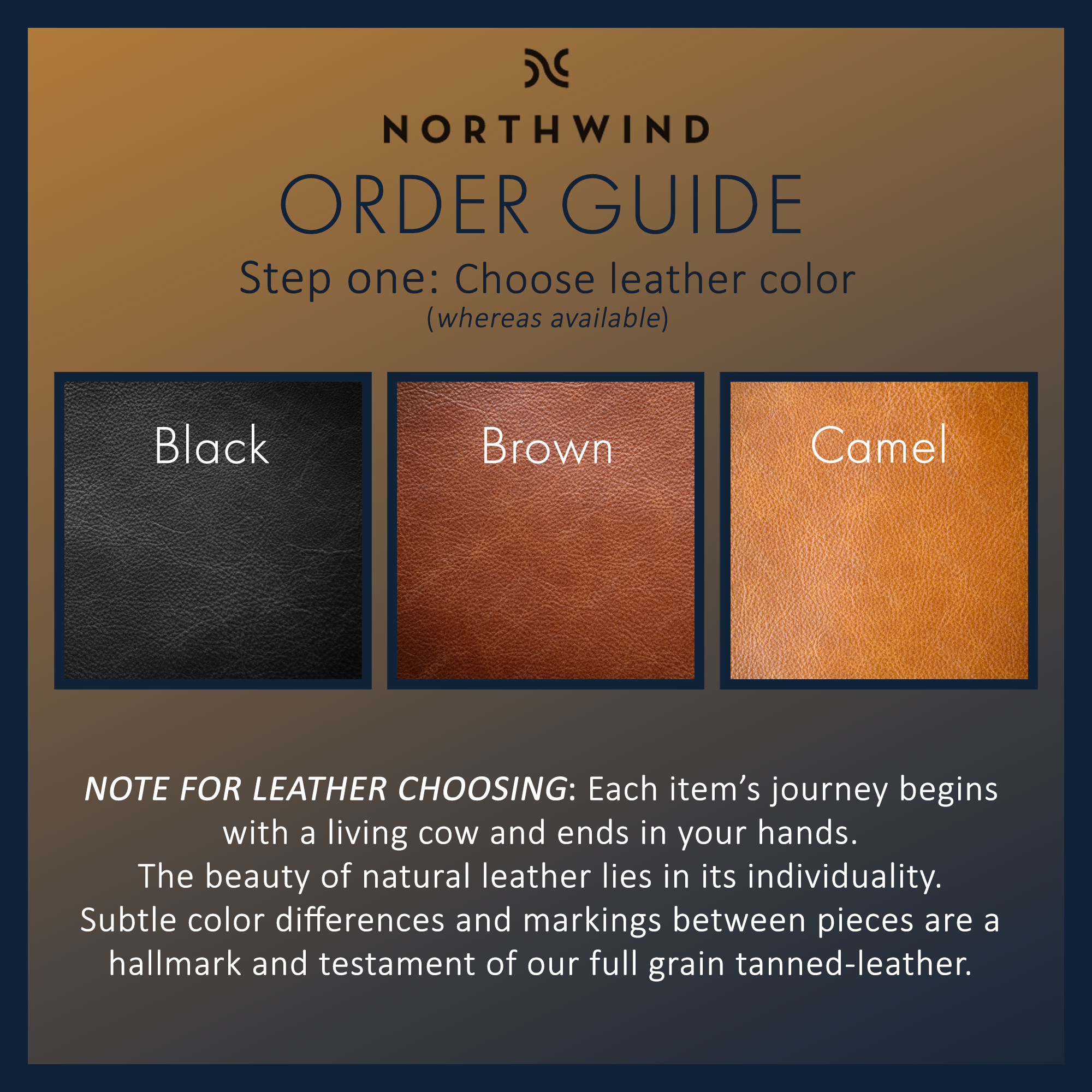 Northwind – wholesale Underlägg – Glasunderlägg Set - Full Grain läder - uppsättning av 4 - USA tillverkade4