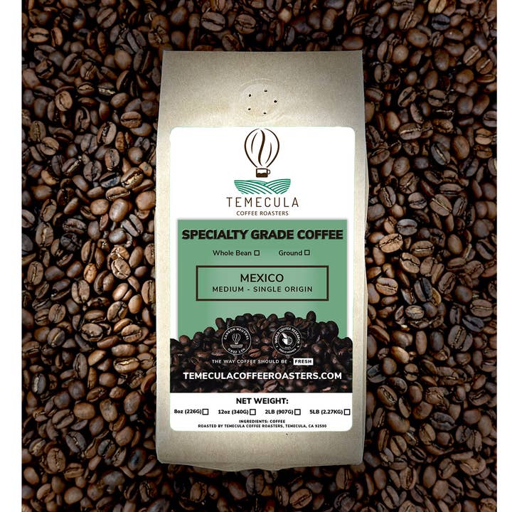 Mexico - Medium Roast (Organic) for wholesale by Temecula Coffee Roasters