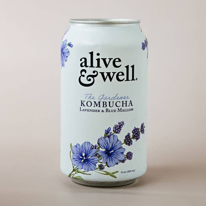 Alive & Well Kombucha - Wholesale Kombucha - Lavender & Blue Mallow - Alive & Well Kombucha Organic0