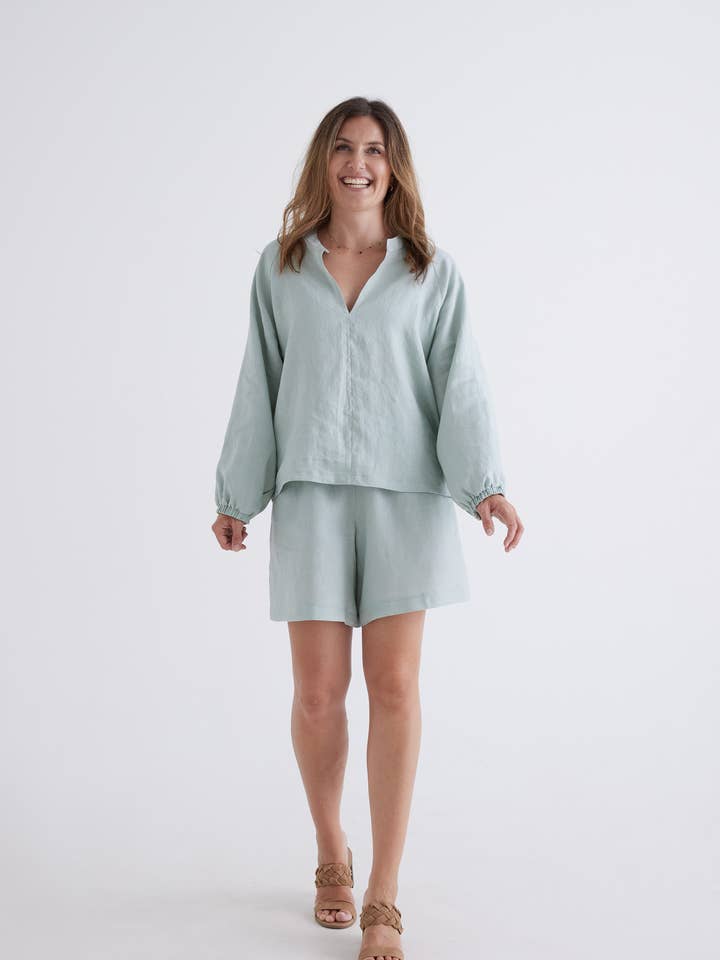 Devina Louise - Wholesale Blouse – Women’s - Tanya Linen Top1